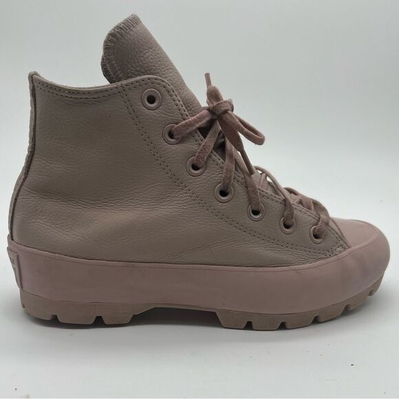 Converse Shoes - Converse CTAS HI Lugged Mauve Monochrome Sneakers Women’s Size 7 Great Condition